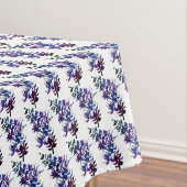 Nappe Purple Elegant Floral Moderne Aquarelle Botanique (In Situ)