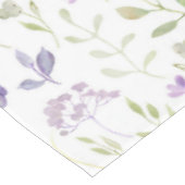 Nappe Purple Floral Tablecloth (Angle)