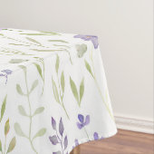 Nappe Purple Floral Tablecloth (In Situ)