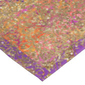 Nappe Purple Orange Paisley Gold Mariage damassé (Angle)