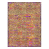 Nappe Purple Orange Paisley Gold Mariage damassé (Devant)