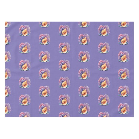 Nappe Purple Seashell Beach (Devant (Horizontal))