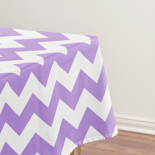 Nappe Purple Zigzag, Purple Chevron, Motif géométrique (In Situ)