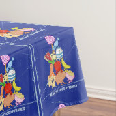 Nappe Pyramide alimentaire saine dessin humoristique (In Situ)