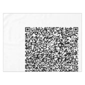 Nappe QR Code Scan Info promotionnel Business Tablecloth (Devant (Horizontal))