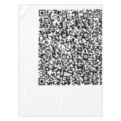 Nappe QR Code Scan Info promotionnel Business Tablecloth (Devant)