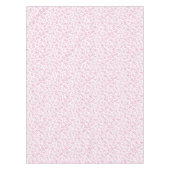 Nappe quatre-vingt-dixième Rose et blanc de motif de (Devant)