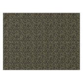 Nappe quatre-vingtième Thème, noir et or de fête (Devant (Horizontal))