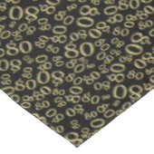 Nappe quatre-vingtième Thème, noir et or de fête (Angle)