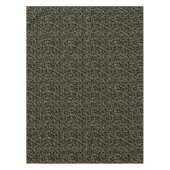 Nappe quatre-vingtième Thème, noir et or de fête (Devant)