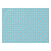 Nappe Quatrefoil bleu et gris (Devant (Horizontal))
