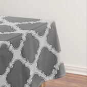 Nappe Quatrefoil dans les tons gris (In Situ)