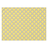 Nappe Quatrefoil jaune et gris (Devant (Horizontal))