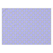 Nappe Quatrefoil periwinkle et gris (Devant (Horizontal))