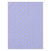 Nappe Quatrefoil periwinkle et gris (Devant)