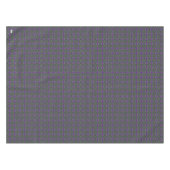 Nappe Quatrefoils croise le vert et le pourpre (Devant (Horizontal))