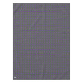 Nappe Quatrefoils croise le vert et le pourpre (Devant)