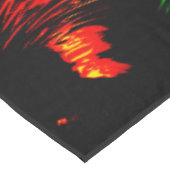 Nappe Quelques feuilles d'herbe, couleurs du feu dans "p (Angle)