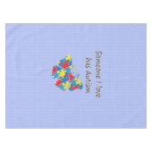 Nappe Quelqu'un l'amour d'I a l'autisme (multi) (Devant (Horizontal))