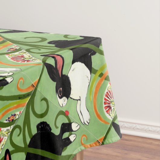 Nappe Rabbit hollandais sur l'Accent de la maison à carr (In Situ)