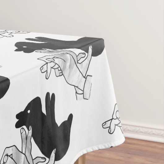 Nappe Rabbit Silhouette main (In Situ)