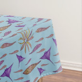Nappe Raies d'aquarelle et poissons (In Situ)