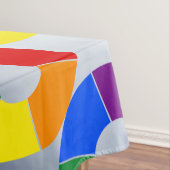 Nappe RAINBOW FLAG BUTTON RAYS + votre arrière - plan (In Situ)