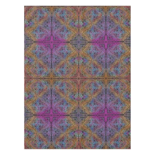 Nappe Rainbow Kaleidoscope Mandala (Devant)