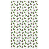 Nappe Raisins de vin rouge sur fond blanc (Devant)