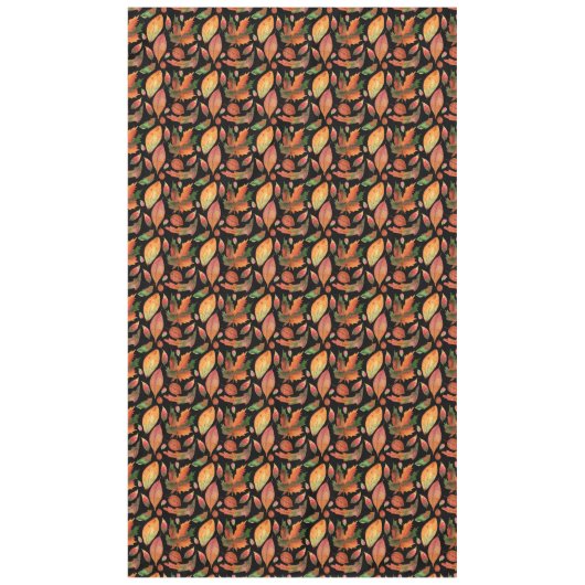 Nappe Random Automne Feuilles Terre (Devant)