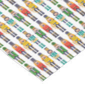 Nappe Rangées de casse-noix colorés modernes (Angle)