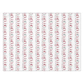 Nappe Rangées de gnomes de vacances dans la neige (Devant (Horizontal))