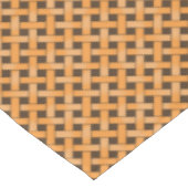 Nappe Rattan Jaune Tissé Graphique sur Brown personnalis (Angle)