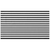 Nappe Rayé Épais Noir et Blanc (Devant (Horizontal))