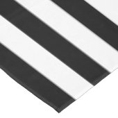 Nappe Rayé Épais Noir et Blanc (Angle)