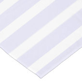 Nappe Rayé horizontal simple blanc lavande (Angle)