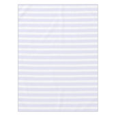 Nappe Rayé horizontal simple blanc lavande (Devant)