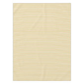 Nappe Rayé jaune et blanc voilé (Devant)