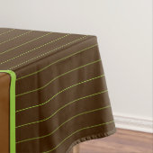 Nappe rayée au chocolat et au citron vert (In Situ)