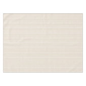 Nappe rayée beige clair moderne (Devant (Horizontal))