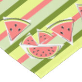 Nappe rayée de pièces de pastèque (Angle)