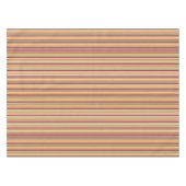 Nappe rayée orange vert et rouge (Devant (Horizontal))
