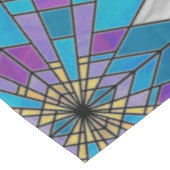 Nappe Rayon en verre de teint bleu et violet (Angle)