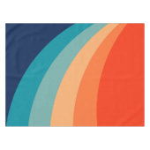 Nappe Rayons solaires rétro colorés (Devant (Horizontal))