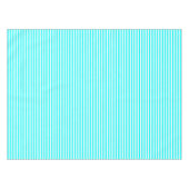 Nappe Rayure bleue aqua et blanche (Devant (Horizontal))