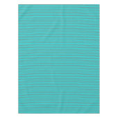 Nappe Rayure Bleue Aqua et Grise (Devant)