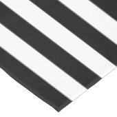 Nappe Rayure épaisse noir et blanc (Angle)