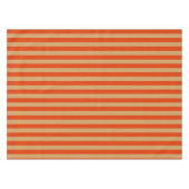 Nappe Rayure orange et bronzée (Devant (Horizontal))