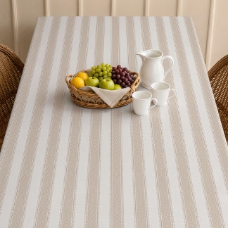 Nappe Rayure Tribale Terreux Neutre Tan Beige Maison de