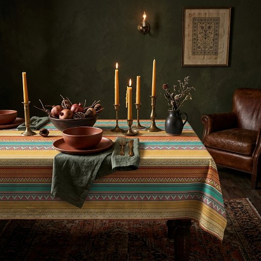 Nappe rayures aztèques